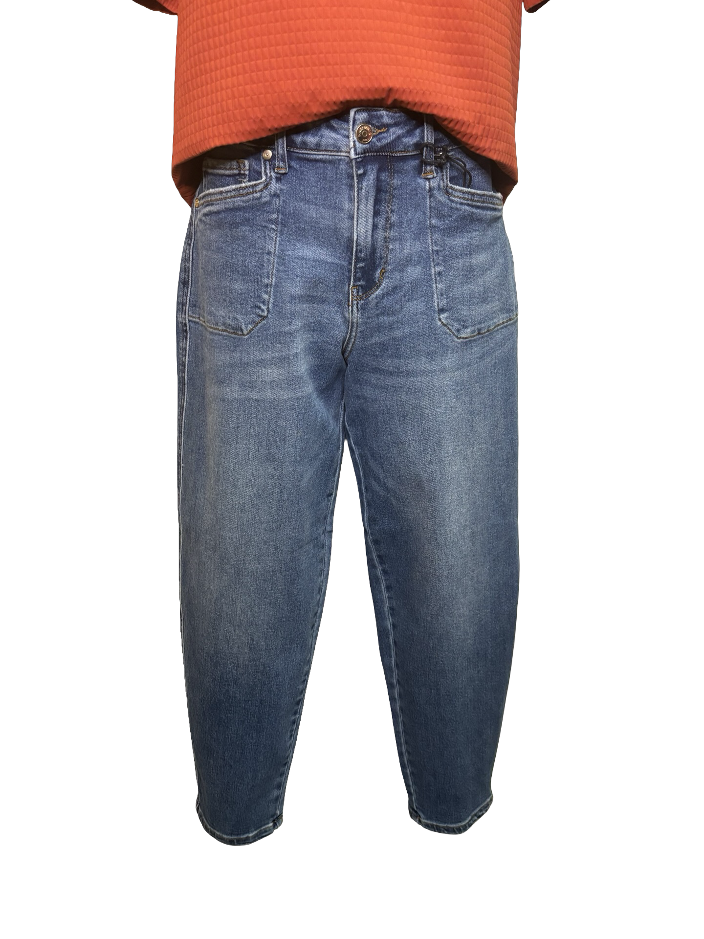 Judy Blue HW Soft Barrel Stitch Thru Pocket Jeans