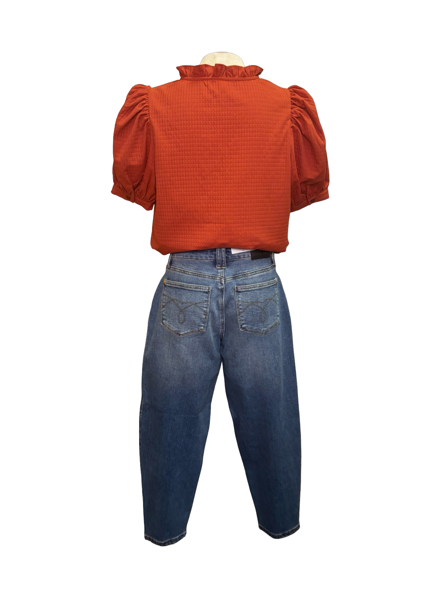 Judy Blue HW Soft Barrel Stitch Thru Pocket Jeans