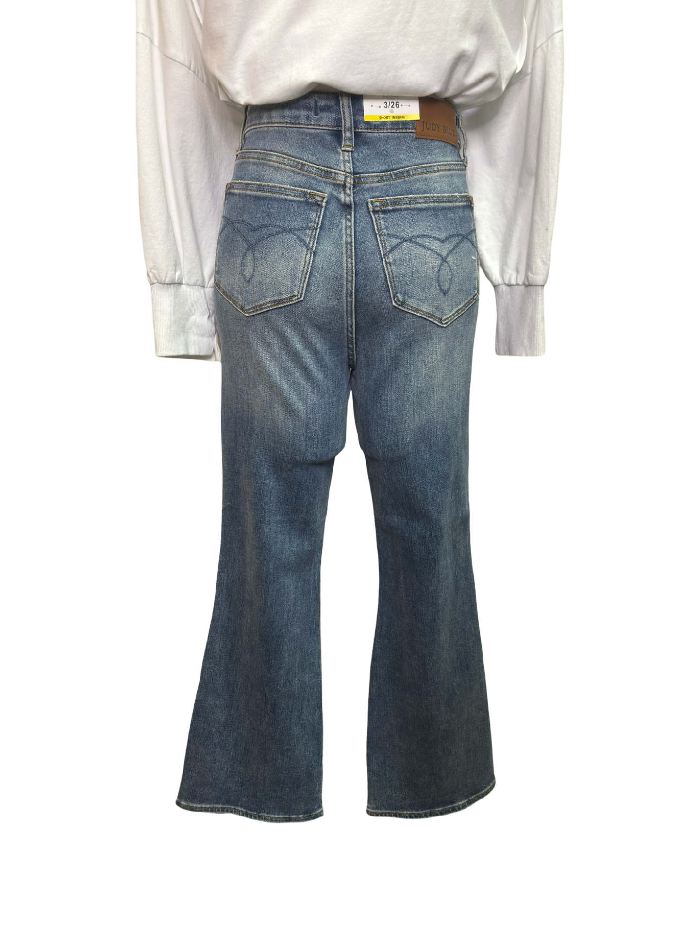 Judy Blue HW Tummy Control Back Pocket Embroidered Bootcut