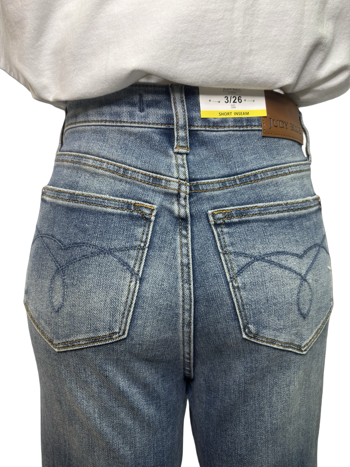 Judy Blue HW Tummy Control Back Pocket Embroidered Bootcut