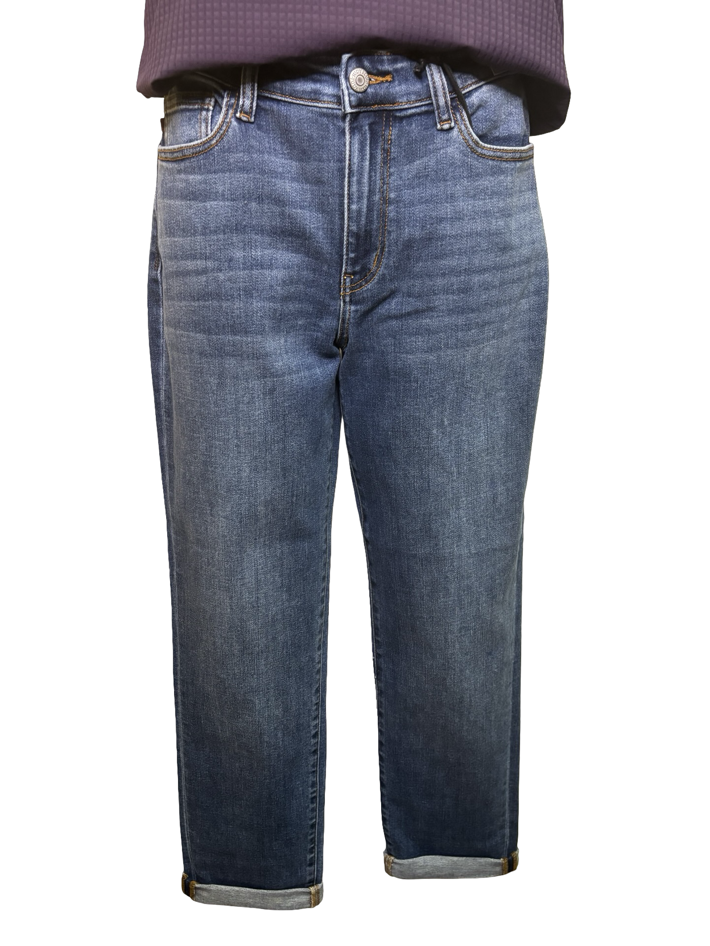 Judy Blue MR BF Classic Cuffed Jean