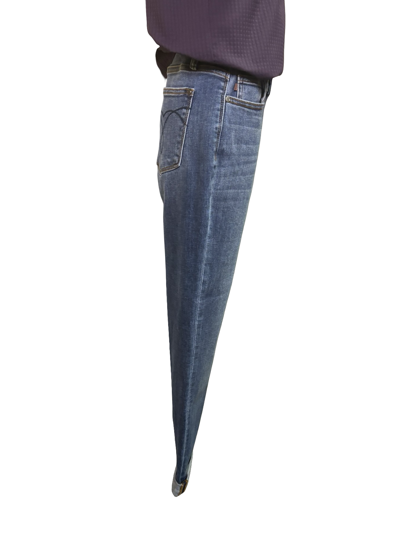Judy Blue MR BF Classic Cuffed Jean