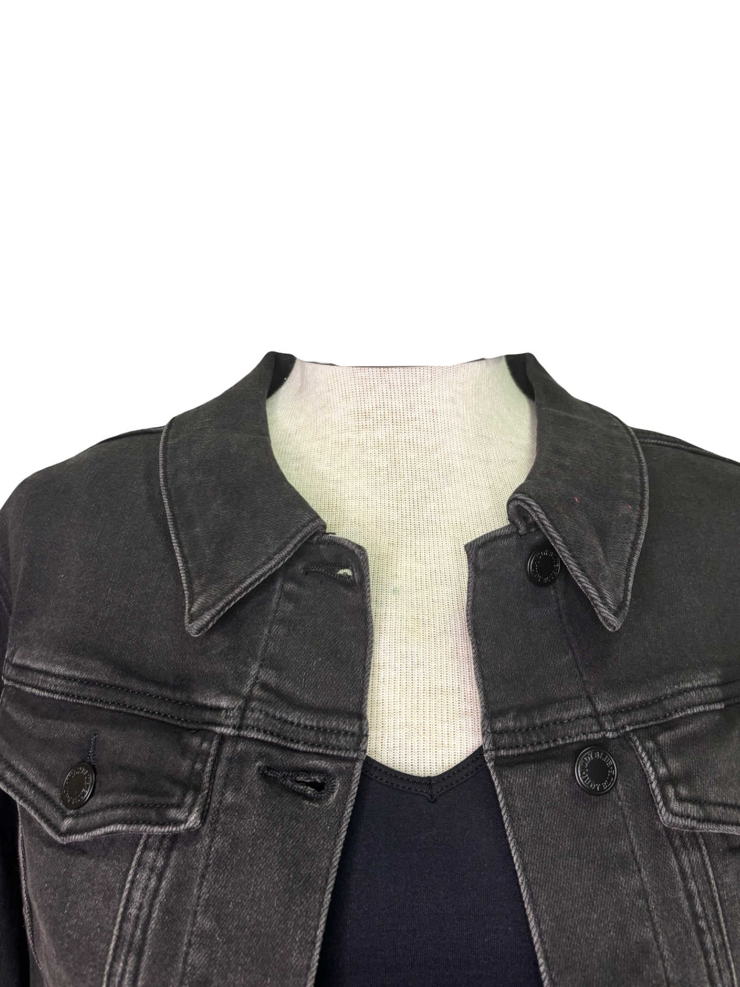 Judy Blue Mid Length Jacket Black