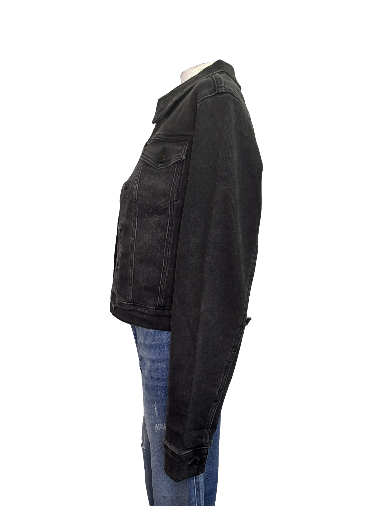 Judy Blue Mid Length Jacket Black