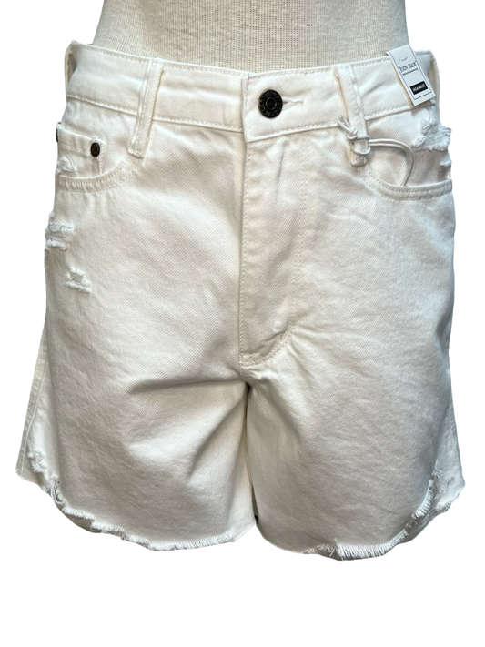 Judy Blue Rigid Magic Dad Short White