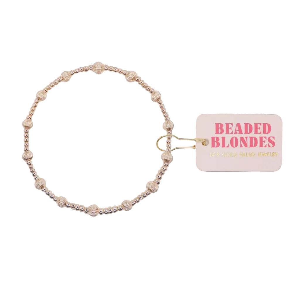 BB June Fluted Gold Bracelet Standard