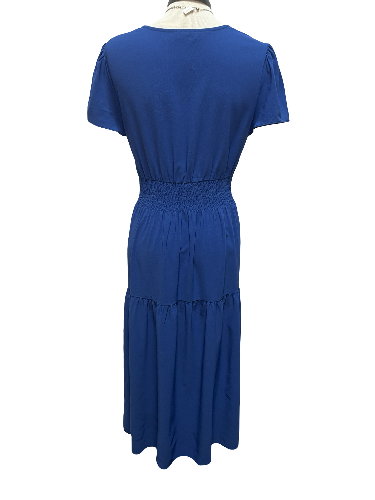 Faux Twist Maxi Dress Blue