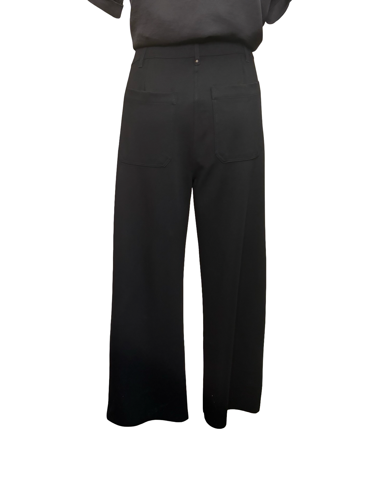 Erin Hi Waist Wide Leg Ponte Black