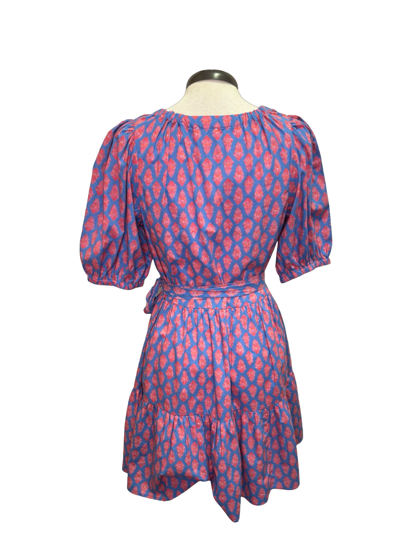 Audra Tiered Dress Blue