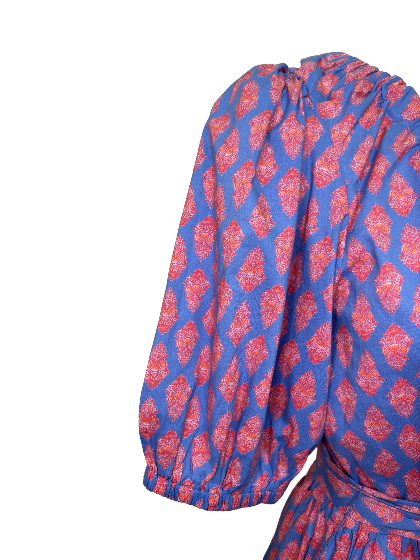 Audra Tiered Dress Blue