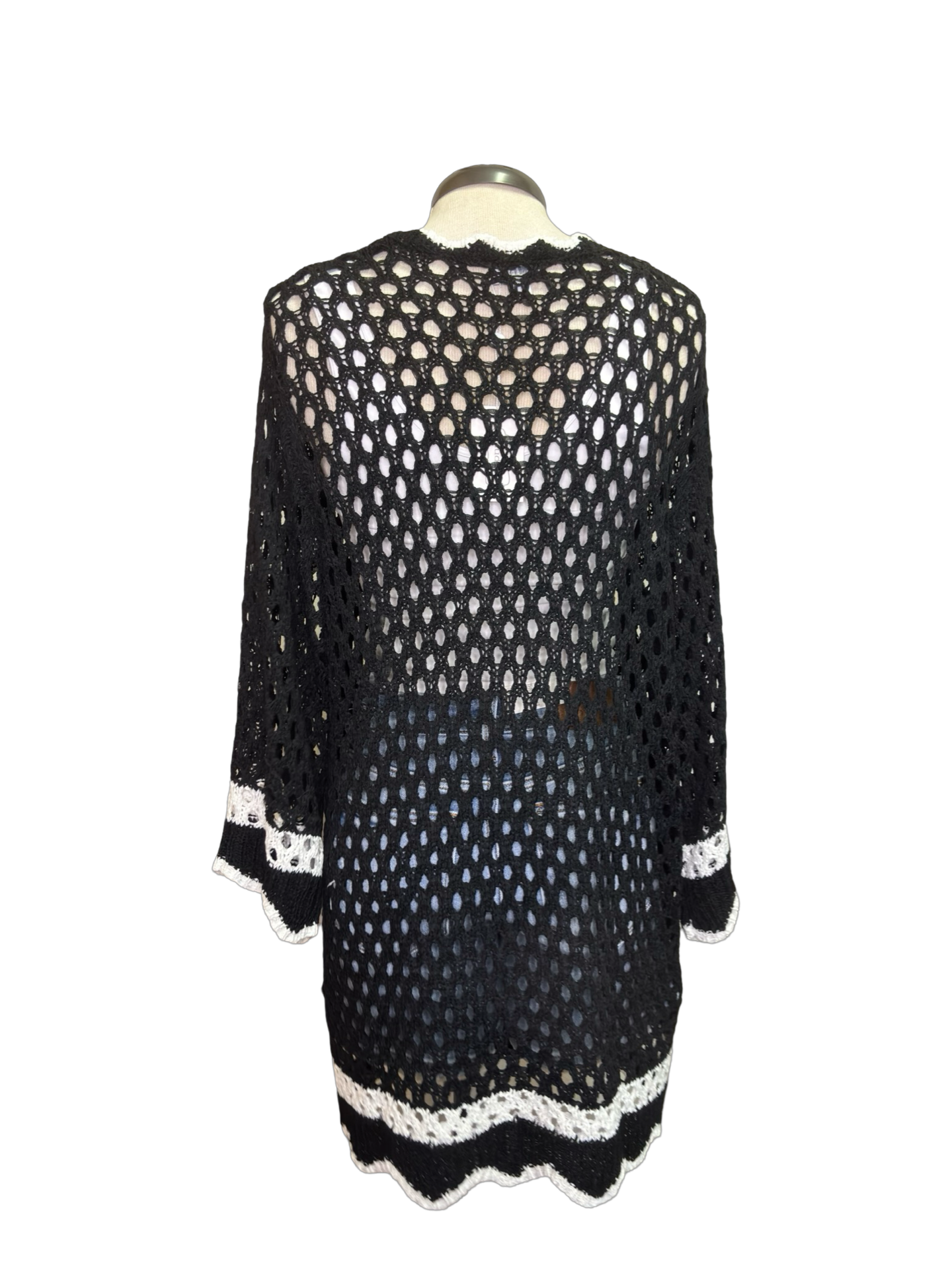 Hooper Crochet Tunic Black One Size