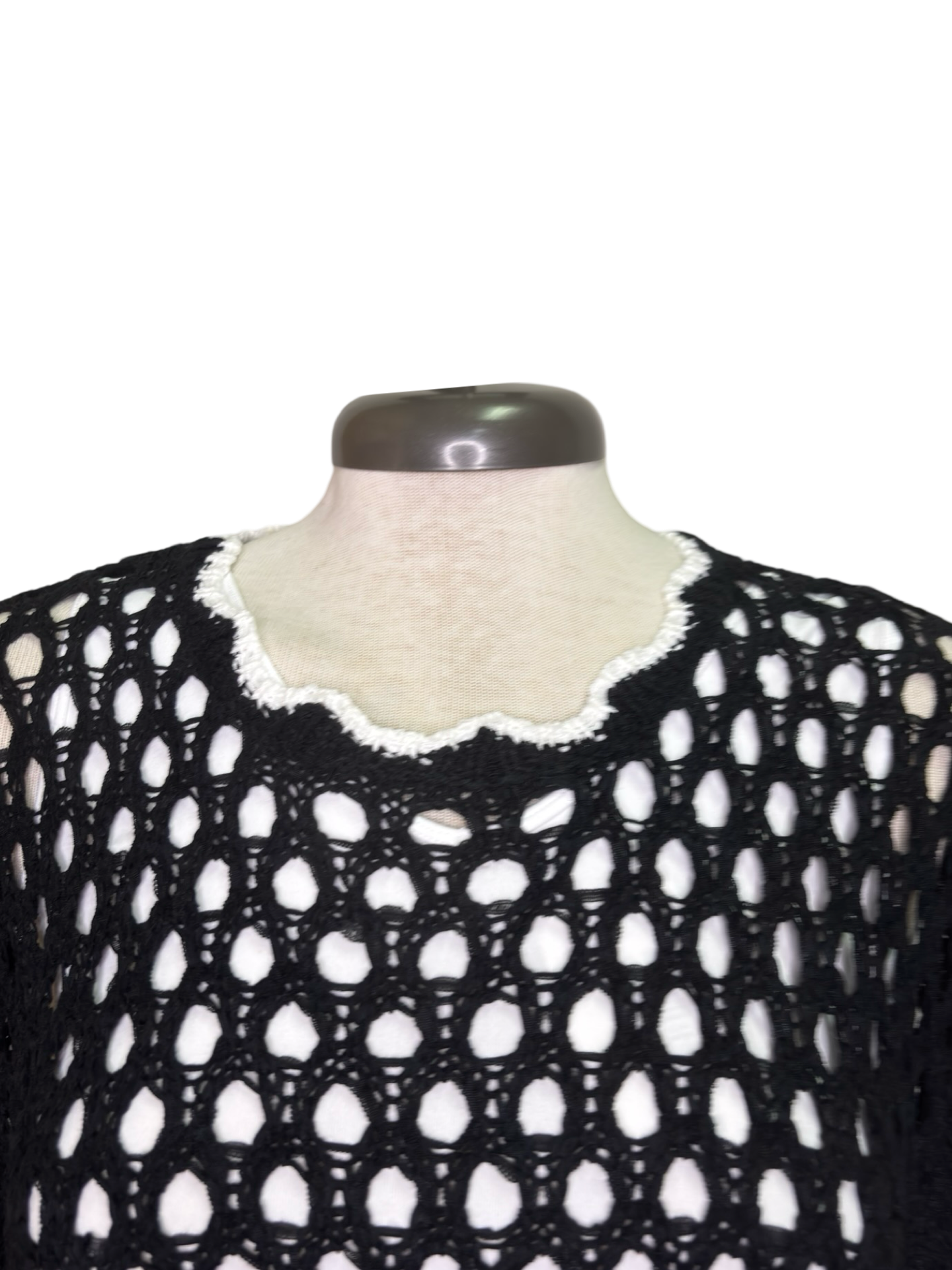 Hooper Crochet Tunic Black One Size