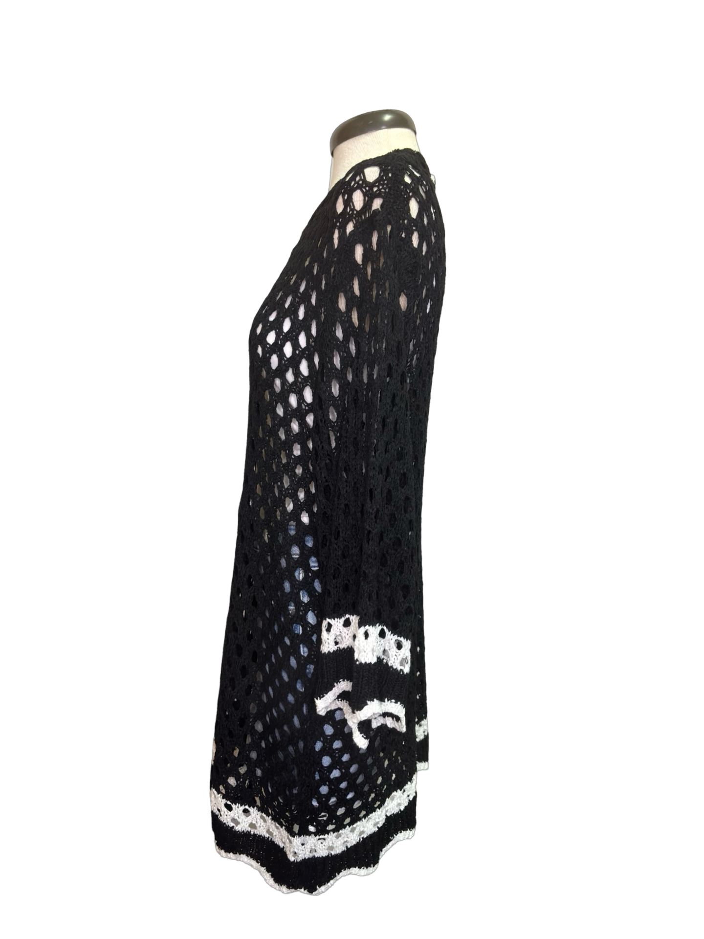 Hooper Crochet Tunic Black One Size