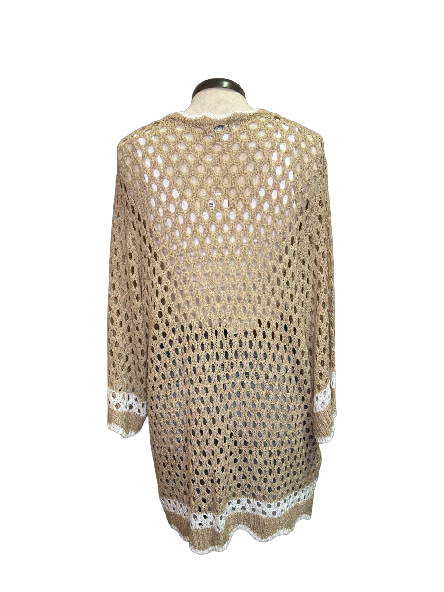 Hooper Crochet Tunic Tan One Size