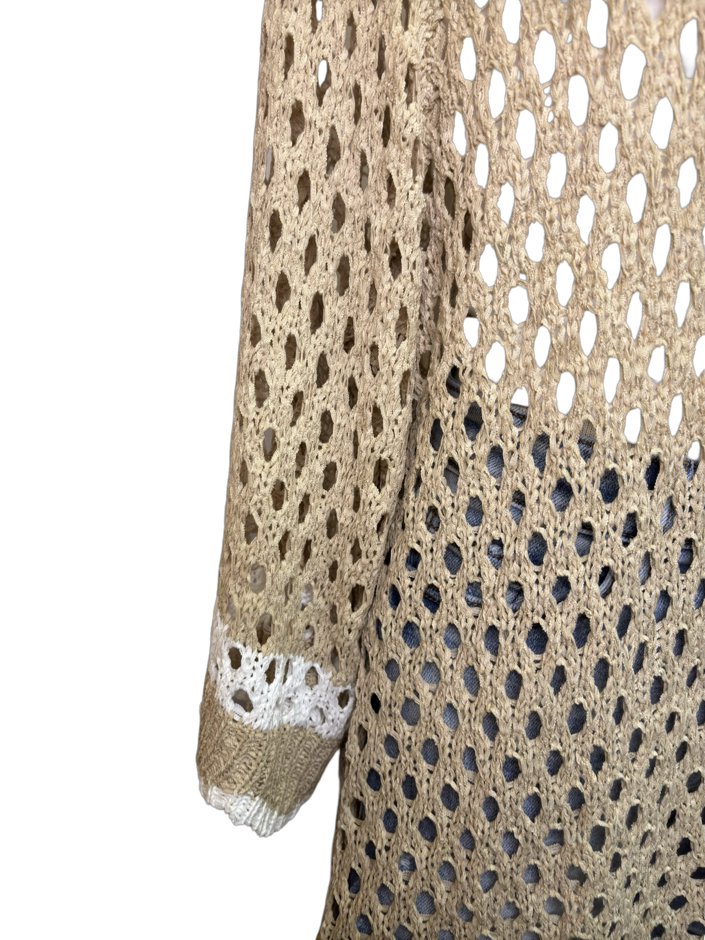 Hooper Crochet Tunic Tan One Size