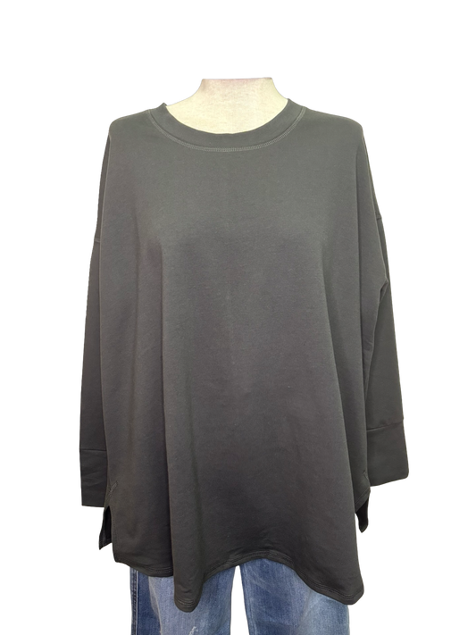 Libba Swing Hem Top Black