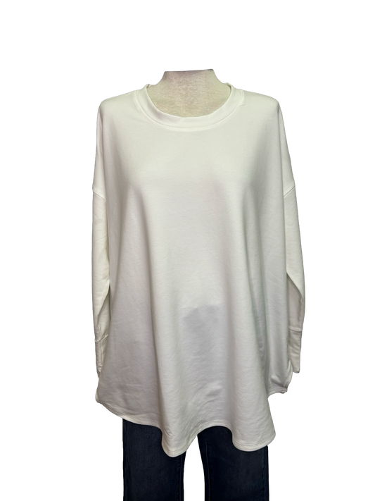 Libba Swing Hem Top Cream