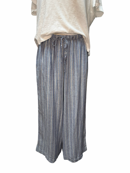 Perfect Striped Pant Indigo
