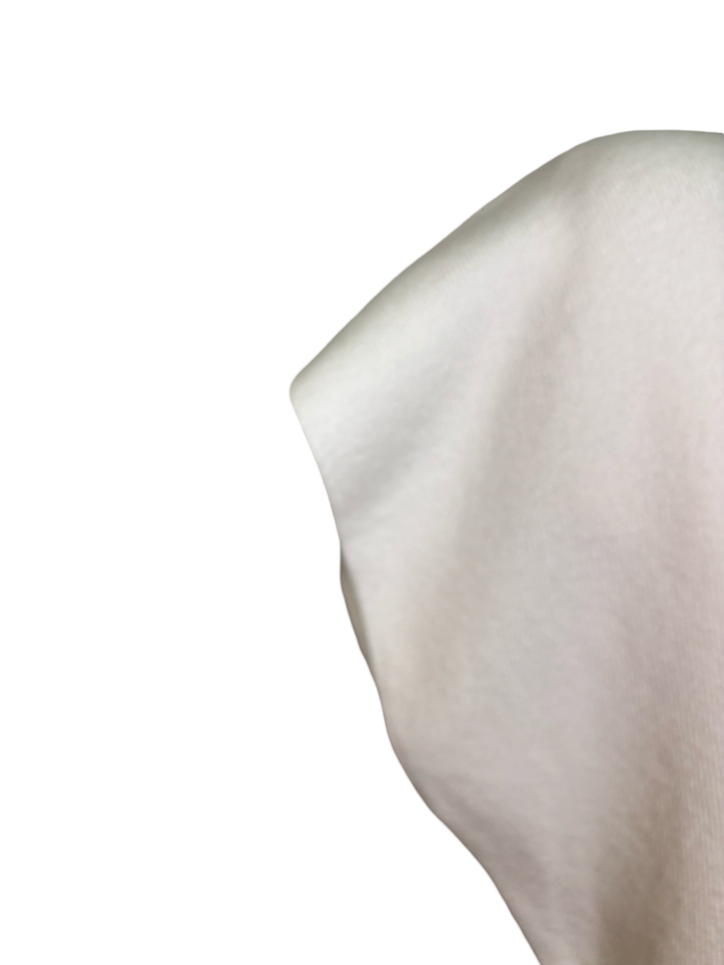 Sweater Vest with Shirring Detail Off White