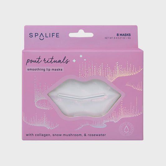 Pout Rituals Smoothing Hydrogel Lip Masks 8ct