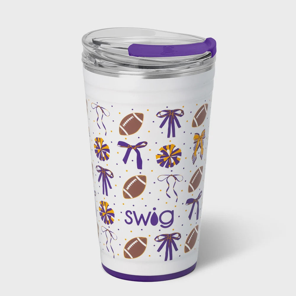 We've Got Spirit Purple & Gold Party Cup 24oz