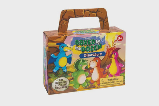 Dinosaurs Boxed by the Dozen