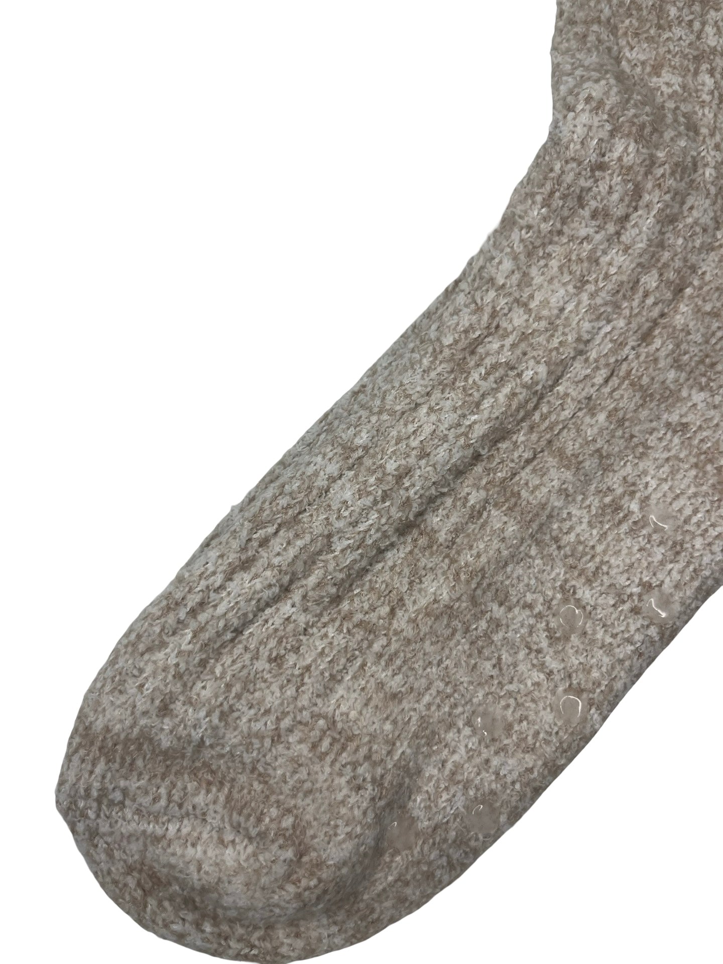 Marshmallow Crew Socks Heather Coco One Size