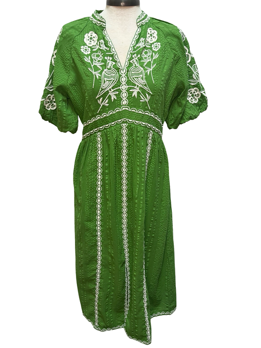 Embroidery Detailing Dress