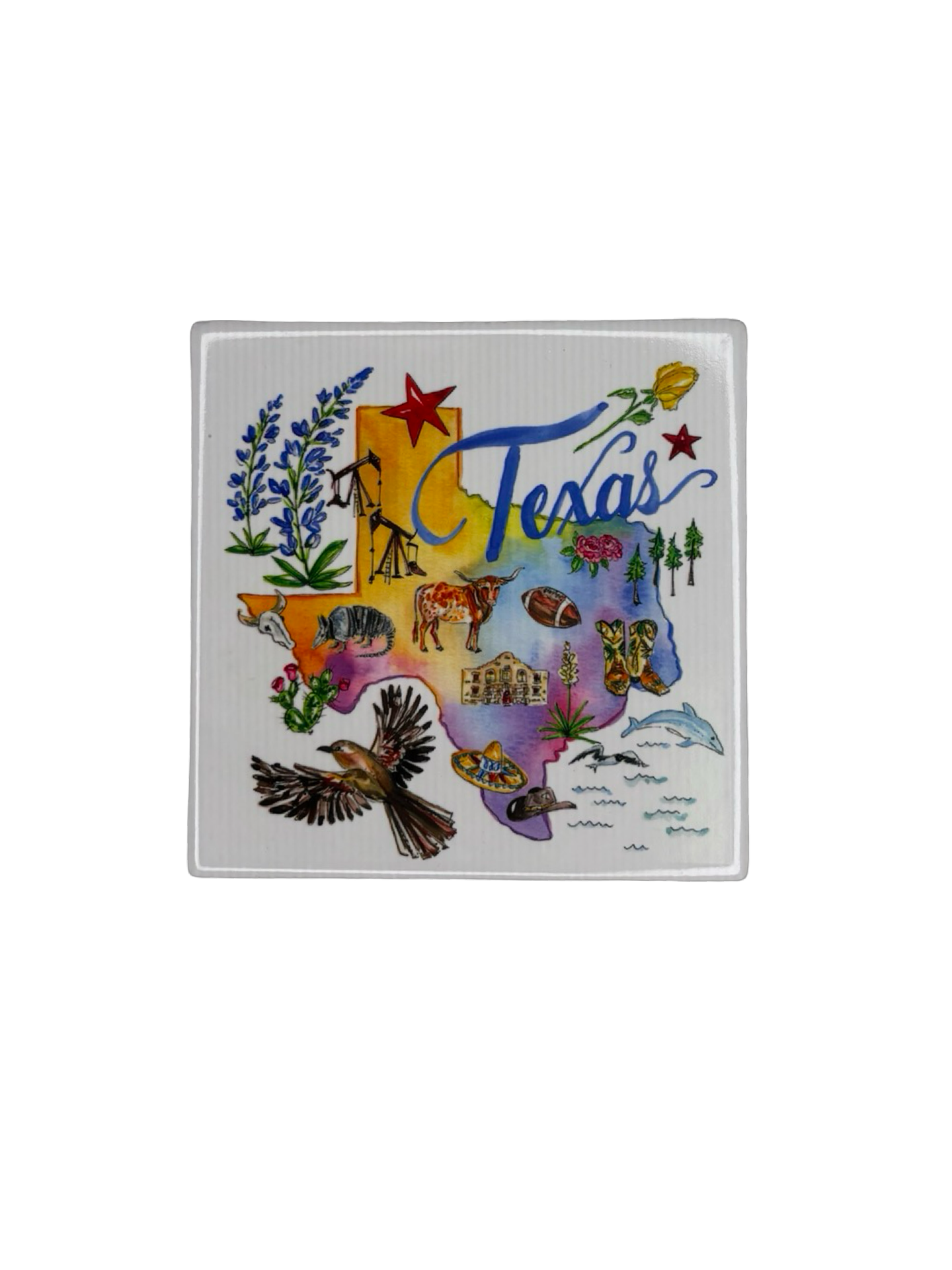 Texas State Collection Coaster