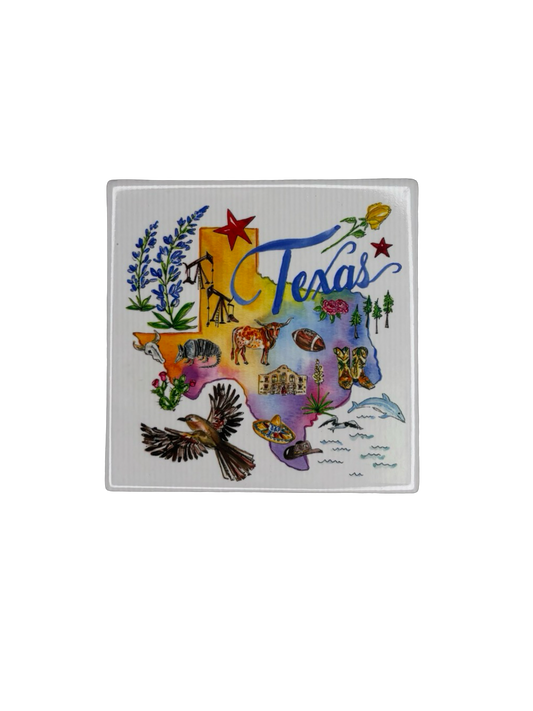 Texas State Collection Coaster