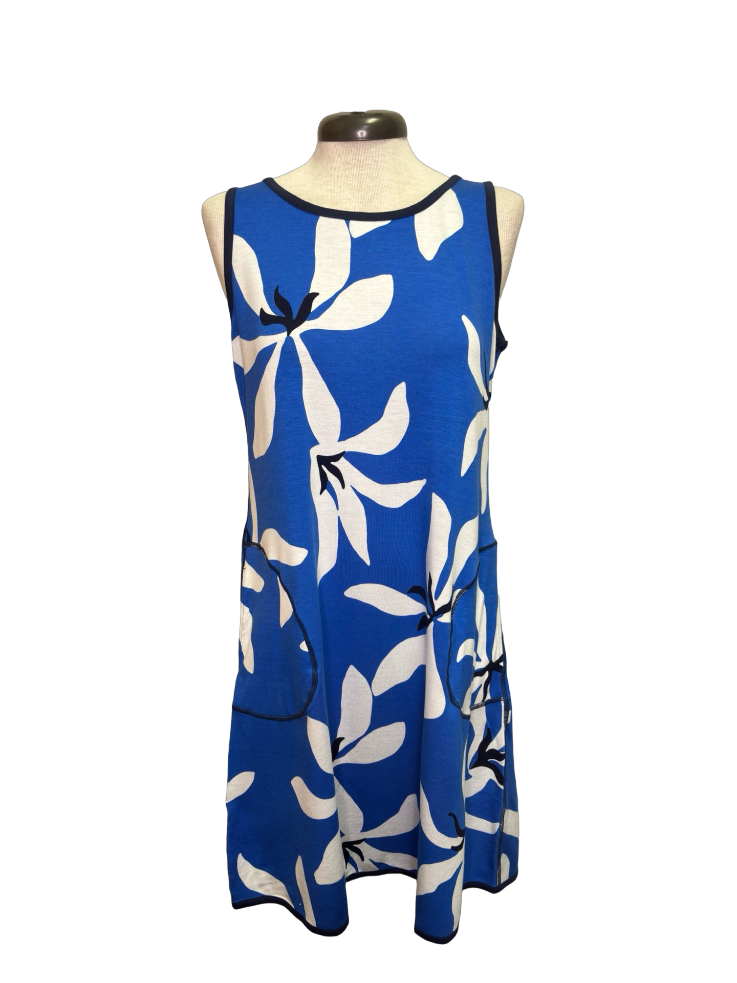 Reversible Calypso Blue/Navy A Line Dress