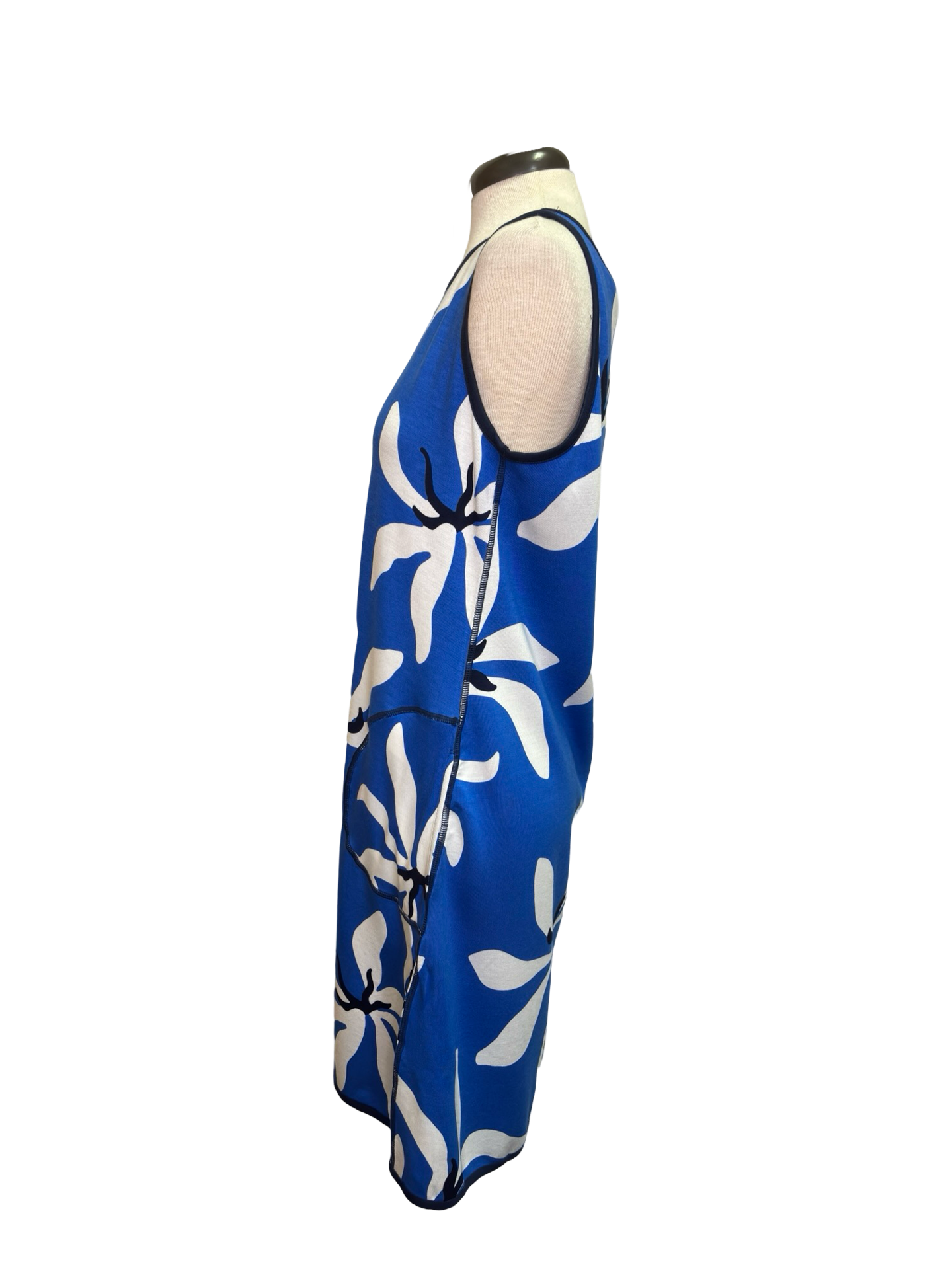 Reversible Calypso Blue/Navy A Line Dress