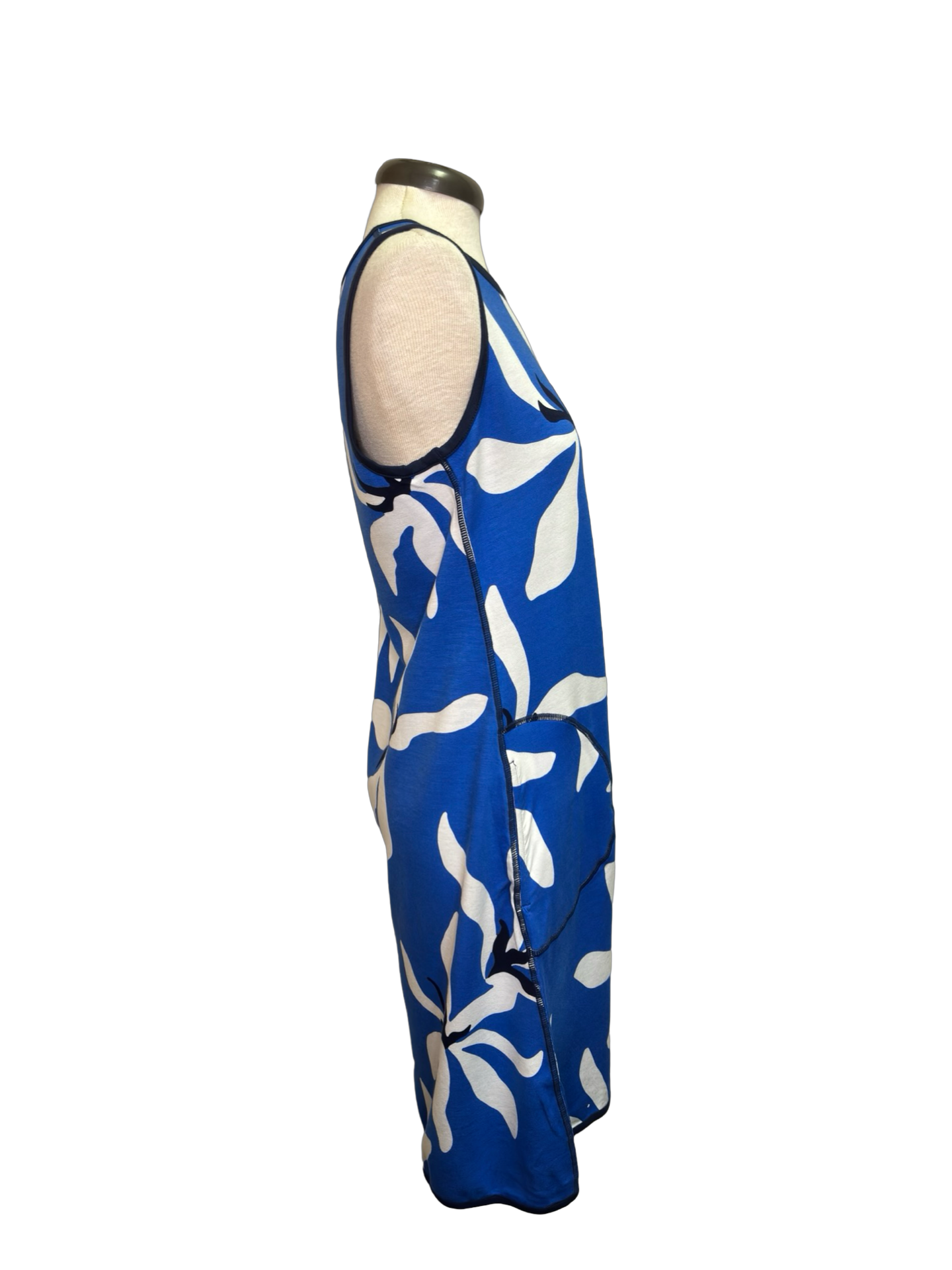 Reversible Calypso Blue/Navy A Line Dress