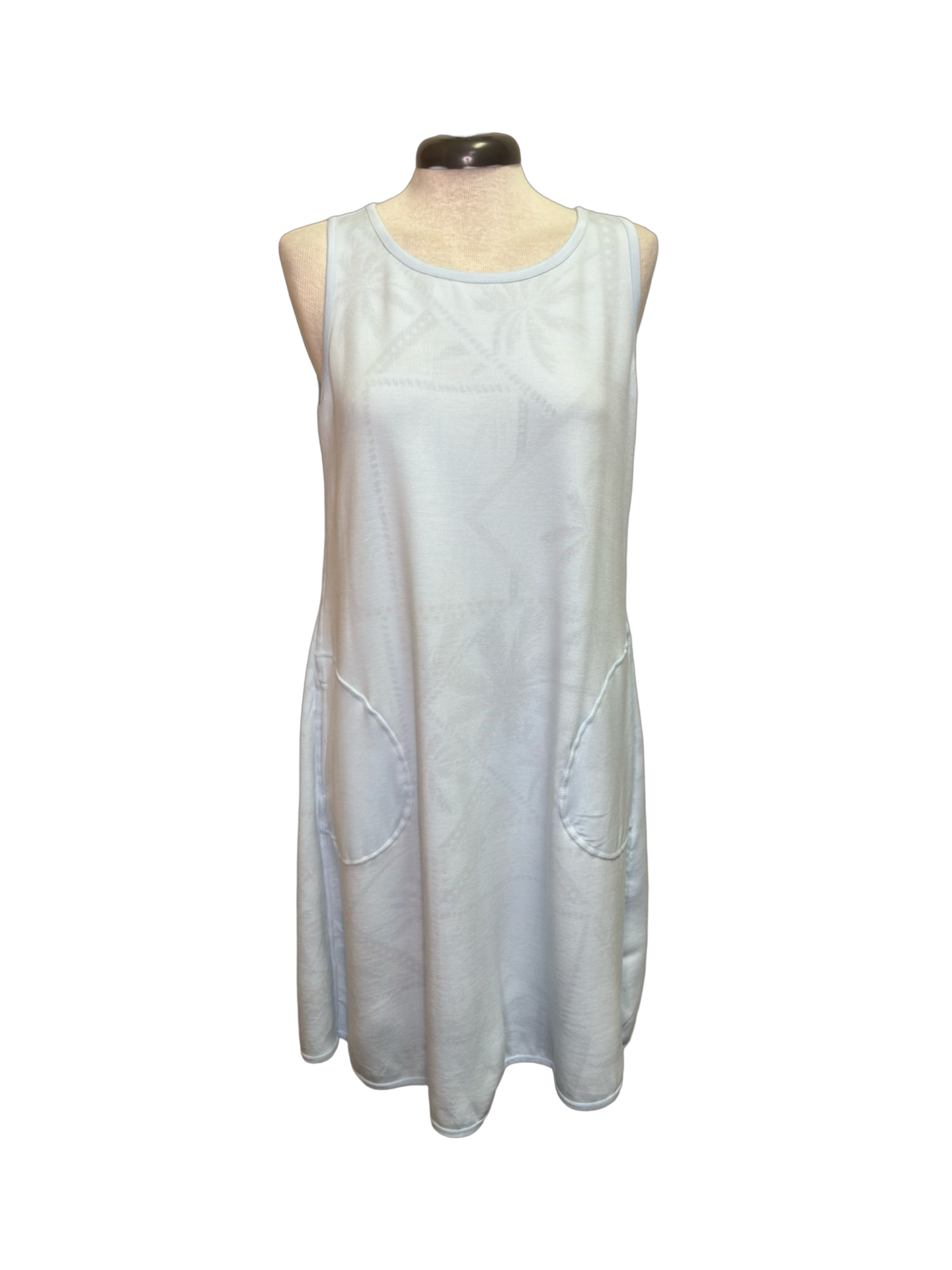 Reversible Water/Lt Blue A Line Dress