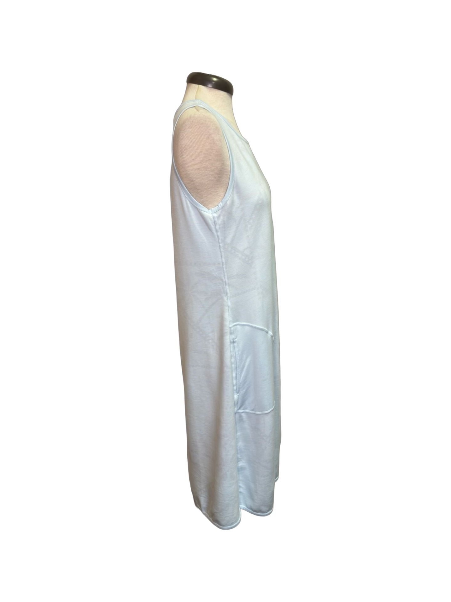 Reversible Water/Lt Blue A Line Dress