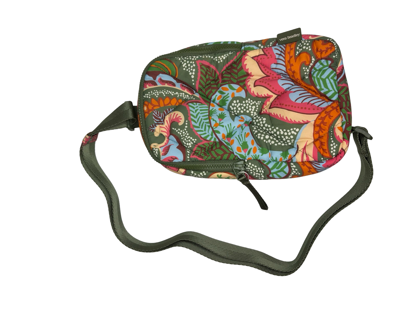 Vera Bradley Small Lorman Sling Backpack Leaf Me Not Paisley