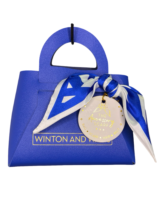 Accessory Scarf Game Day Blue & White