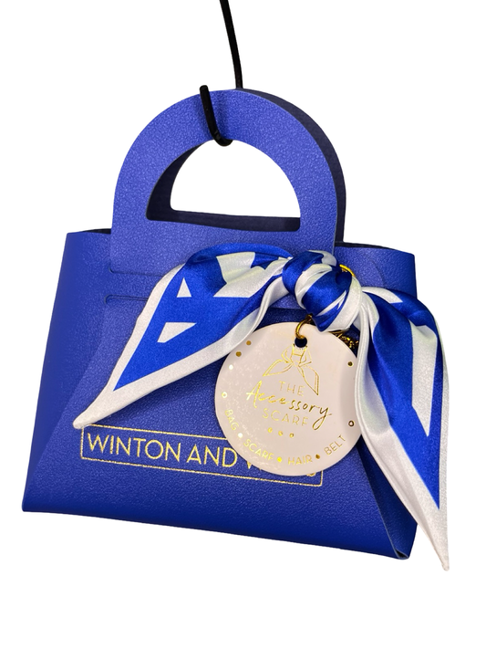 Accessory Scarf Game Day Blue & White