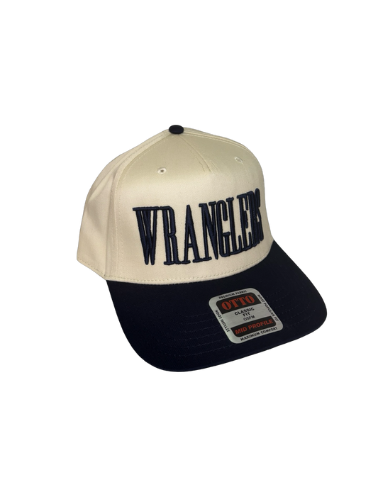Wranglers Navy and Cream Women's Classic Fit Hat