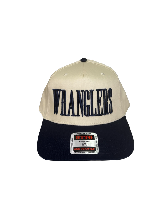 Wranglers Navy and Cream Women's Classic Fit Hat