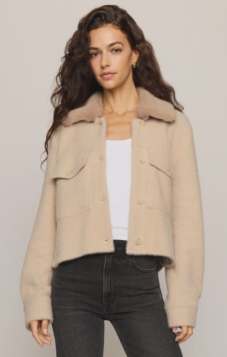 Peyton Jacket Soft Ecru