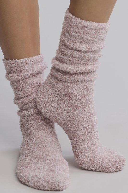Cozy Chic Women's Heathered Socks Teaberry