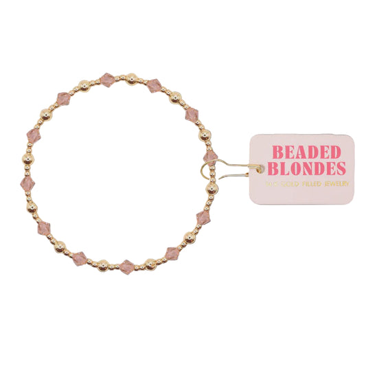 BB Blush Pink June Bracelet Extended Size