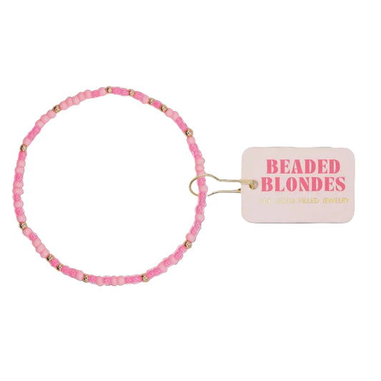 BB Hot Pink Sprinkle Bracelet Extended
