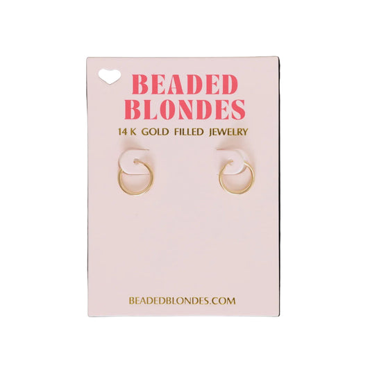 BB Lexi Gold Endless Hoop