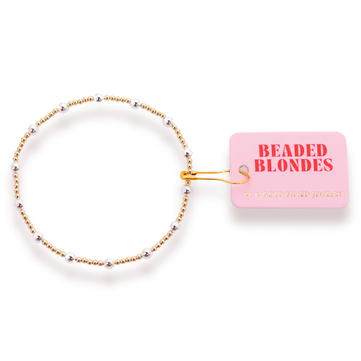 BB June Gold with Silver Bracelet