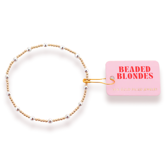 BB June Gold with Silver Bracelet