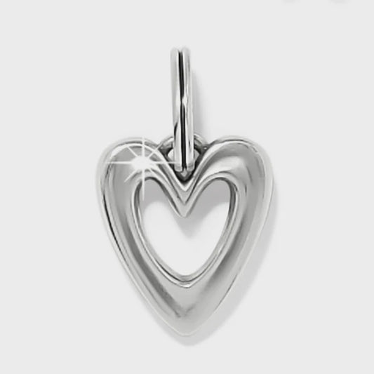 Cascade Open Heart Charm