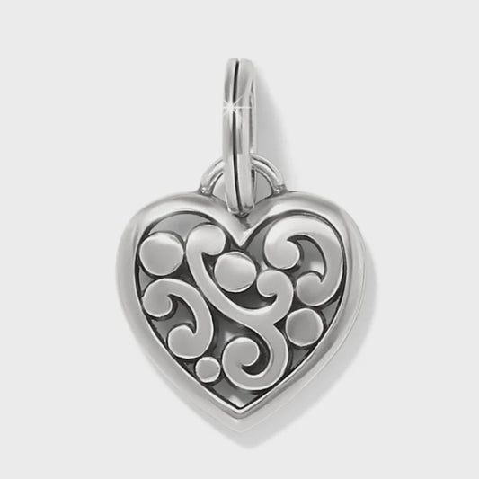 Contempo Heart Charm Silver