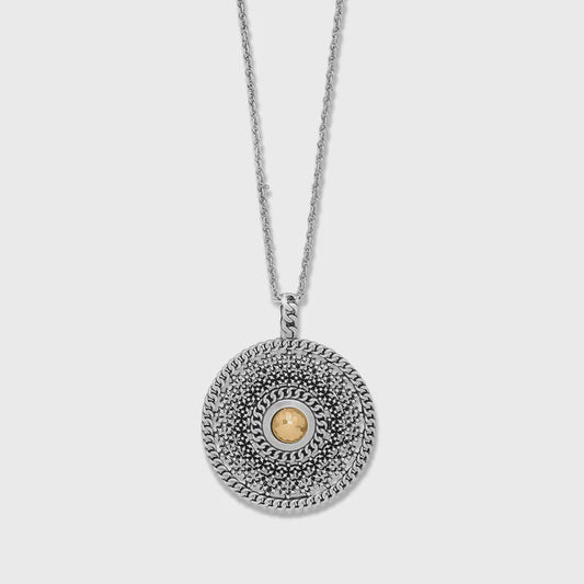 Ferrara Segrata Medallion Necklace